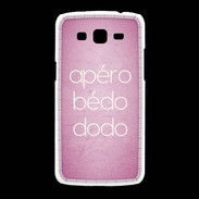 Coque Samsung Galaxy Grand2 Apéro bédo dodo Rose ZG
