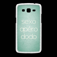 Coque Samsung Galaxy Grand2 Sexo Apéro Dodo vert ZG