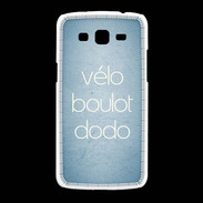 Coque Samsung Galaxy Grand2 Vélo Boulot Dodo Bleu ZG