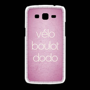 Coque Samsung Galaxy Grand2 Vélo Boulot Dodo Rose ZG
