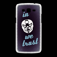 Coque Samsung Galaxy Grand2 In Catch We trust Bleu ZG