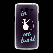 Coque Samsung Galaxy Grand2 In Chicha We trust Bleu ZG