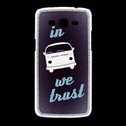 Coque Samsung Galaxy Grand2 In Combi We trust Bleu ZG