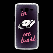 Coque Samsung Galaxy Grand2 In DJ We trust Rouge ZG