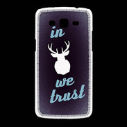 Coque Samsung Galaxy Grand2 In Elan We trust Bleu ZG