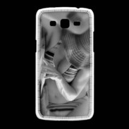 Coque Samsung Galaxy Grand2 DP Charme enNoir et blanc 