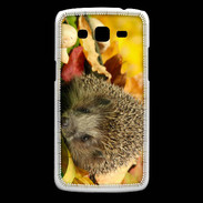 Coque Samsung Core Plus Automne et Hérisson