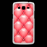 Coque Samsung Core Plus Capitonnage Rose