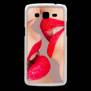 Coque Samsung Core Plus Bouche sexy Lesbienne et rouge à lèvres gloss