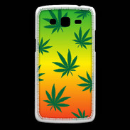 Coque Samsung Core Plus Fond Rasta Cannabis