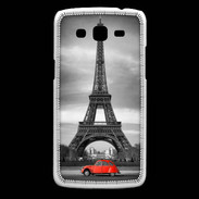 Coque Samsung Core Plus Vintage Tour Eiffel et 2 cv