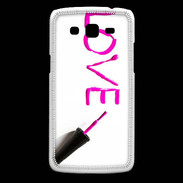 Coque Samsung Core Plus Love avec vernis à ongle