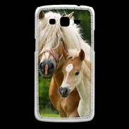 Coque Samsung Core Plus Cheval et poulain