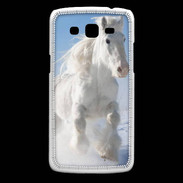 Coque Samsung Core Plus Cheval blanc dans la neige 2