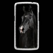 Coque Samsung Core Plus Cheval noir