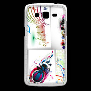 Coque Samsung Core Plus Abstract musique
