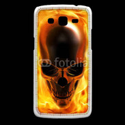 Coque Samsung Core Plus crâne en feu
