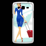 Coque Samsung Core Plus Hôtesse de l'air 3