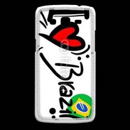 Coque Samsung Core Plus I love Brésil 2