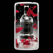 Coque Samsung Core Plus Bouteille alcool pétales de rose glamour
