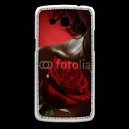 Coque Samsung Core Plus Belle rose rouge 500