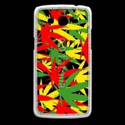 Coque Samsung Core Plus Fond de cannabis coloré