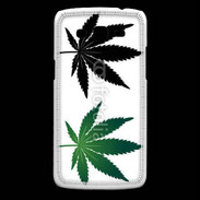 Coque Samsung Core Plus Double feuilles de cannabis