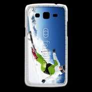 Coque Samsung Core Plus Skieur en montagne