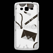 Coque Samsung Core Plus Fond fashion noir et blanc