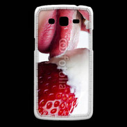 Coque Samsung Core Plus Fraise et bouche 2
