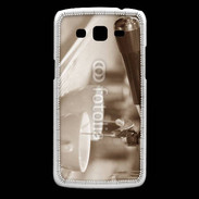 Coque Samsung Core Plus Expresso noir et blanc