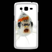 Coque Samsung Core Plus Poisson Silver Koi de face