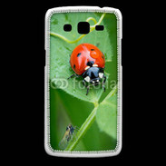 Coque Samsung Core Plus Coccinelle sur une feuille