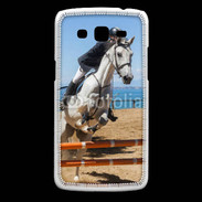 Coque Samsung Core Plus Saut d'obstacle à cheval 100