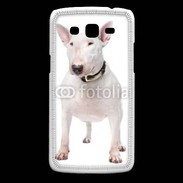 Coque Samsung Core Plus Bull Terrier blanc 600