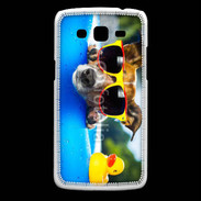 Coque Samsung Core Plus Chien à la piscine 5