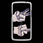 Coque Samsung Core Plus double fuck gants