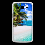 Coque Samsung Core Plus Petite île tropicale sur l'océan indien