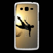 Coque Samsung Core Plus beach soccer couché du soleil