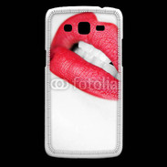 Coque Samsung Core Plus bouche sexy rouge à lèvre gloss crayon contour