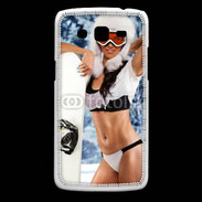 Coque Samsung Core Plus Charme et snowboard