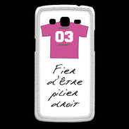 Coque Samsung Core Plus Pilier droit Bonus offensif-défensif Blanc