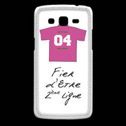 Coque Samsung Core Plus Deuxième ligne G Bonus offensif Blanc