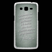 Coque Samsung Core Plus Femmes émotions Vert Citation Oscar Wilde