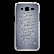 Coque Samsung Core Plus Homme animal Bleu Citation Oscar Wilde