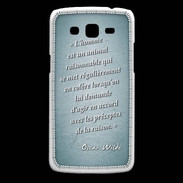 Coque Samsung Core Plus Homme animal Turquoise Citation Oscar Wilde
