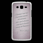 Coque Samsung Core Plus Homme veut Rose Citation Oscar Wilde