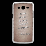 Coque Samsung Core Plus Charme passé Rouge Citation Oscar Wilde
