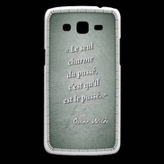 Coque Samsung Core Plus Charme passé Vert Citation Oscar Wilde
