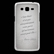Coque Samsung Core Plus Chose vraie Citation Oscar Wilde